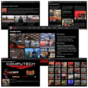 Racer Websites - RacerWebsites.com - Making Racer Websites Simplified - Multi Page Website