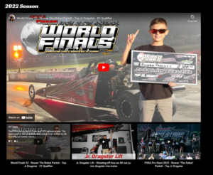 Rowans Racing Videos Example