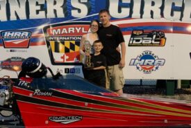 Rowan Parlett wins an Ironman at the IHRA Jr. Dragster Open Rowan Parlett wins an Ironman at the IHRA Jr. Dragster Open